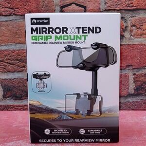 Mirror Xtend Grip Mount Extendable Rearview Mirror Phone‎ Holder Car Mount